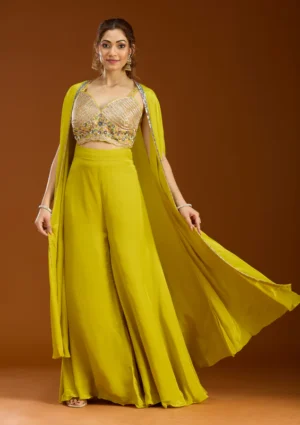 lemon-yellow-cutdana-georgette-readymade-salwar-suit